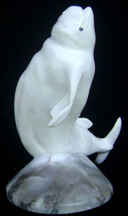 Free Ride (Baluga Whale and Calf) by Gerald Sandau - search and link Sculpture with SculptSite.com