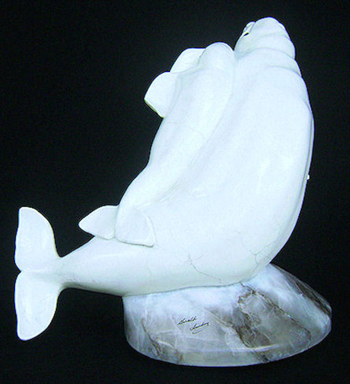 Free Ride (Baluga Whale and Calf) by Gerald Sandau - search and link Sculpture with SculptSite.com