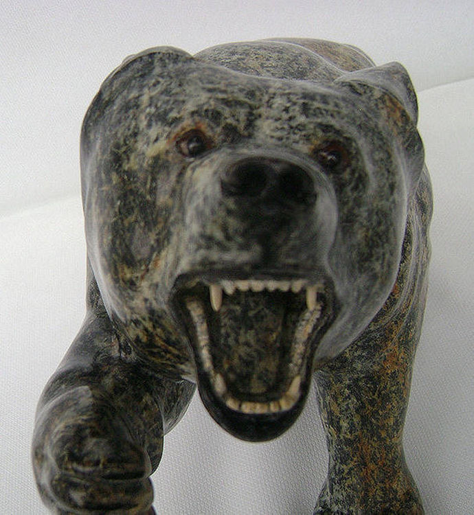 Aggression(Grizzly Bear) by Gerald Sandau - search and link Sculpture with SculptSite.com