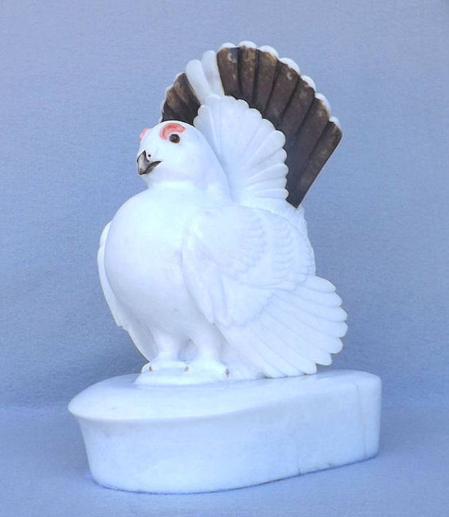 Willow Grouse by Gerald Sandau - search and link Sculpture with SculptSite.com