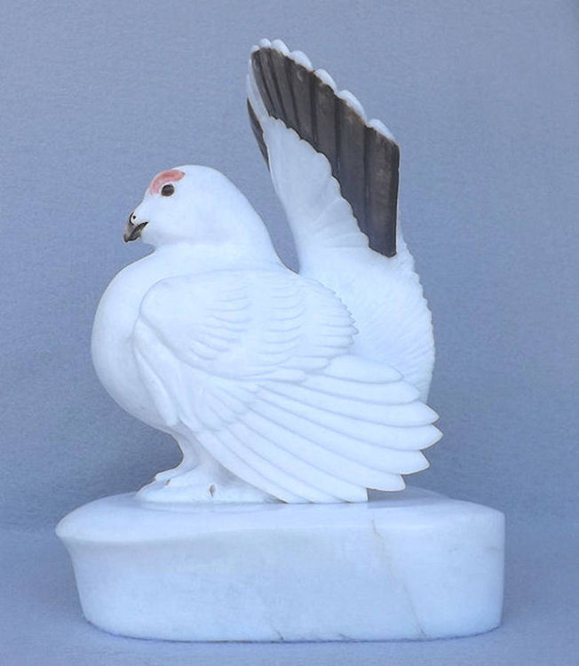 Willow Grouse by Gerald Sandau - search and link Sculpture with SculptSite.com