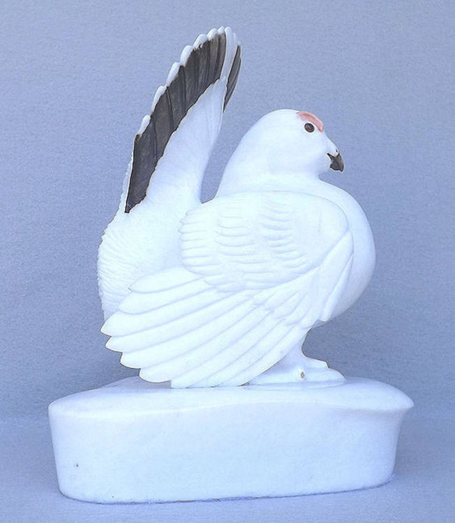 Willow Grouse by Gerald Sandau - search and link Sculpture with SculptSite.com