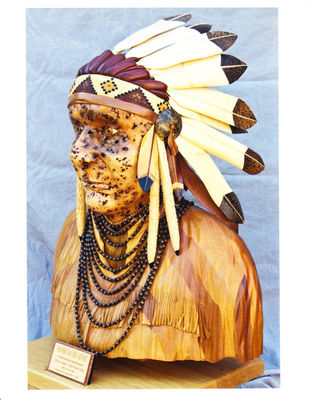 Chief Joseph by Larry Lefner - search and link Sculpture with SculptSite.com