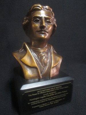 Nathan Hale by Robert Toth - search and link Sculpture with SculptSite.com