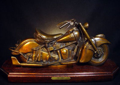 Chief Motorcycle by Robert Toth - search and link Sculpture with SculptSite.com