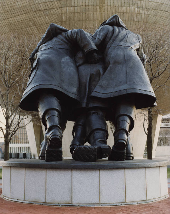 New York State Fallen FirefightersMemorial by Robert Eccleston - search and link Sculpture with SculptSite.com