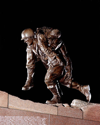 Brazos Valley Veterans Memorial by Robert Eccleston - search and link Sculpture with SculptSite.com