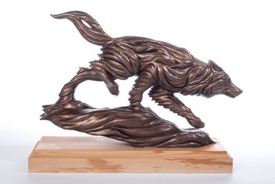 Spirit of the Wolf by Robert Eccleston - search and link Sculpture with SculptSite.com