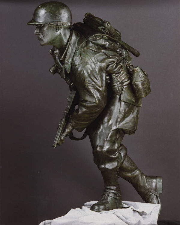 The Scout by Robert Eccleston - search and link Sculpture with SculptSite.com