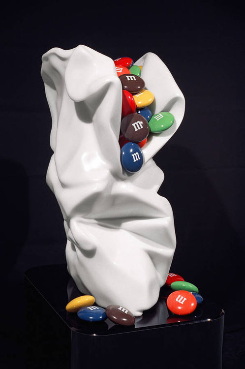 M and M bag 1 by Robin Antar - search and link Sculpture with SculptSite.com