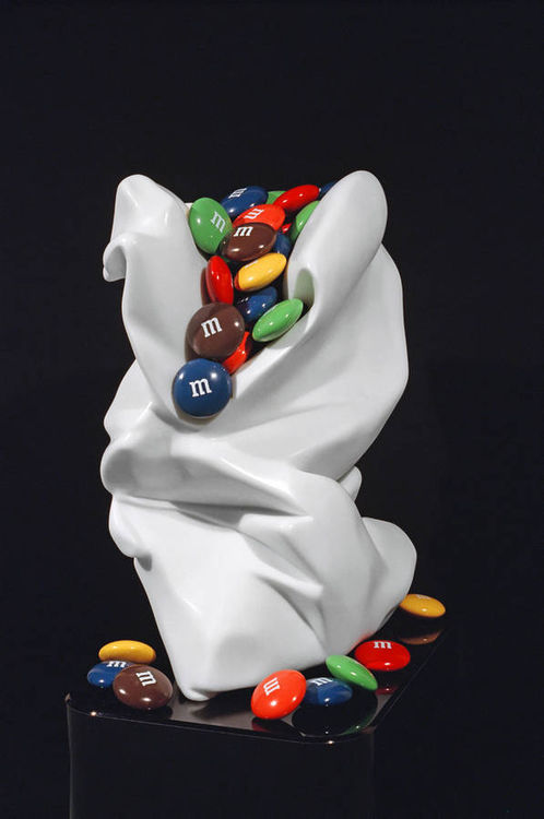 M and M bag 1 by Robin Antar - search and link Sculpture with SculptSite.com