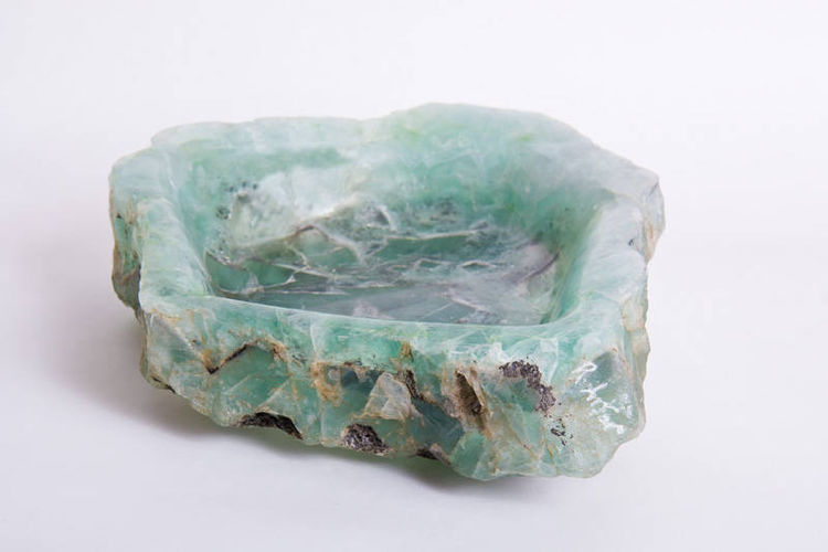 Fluorite Bowl by Robin Antar - search and link Sculpture with SculptSite.com