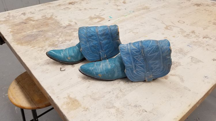 Boots by TeresaBernadetteArt - search and link Sculpture with SculptSite.com