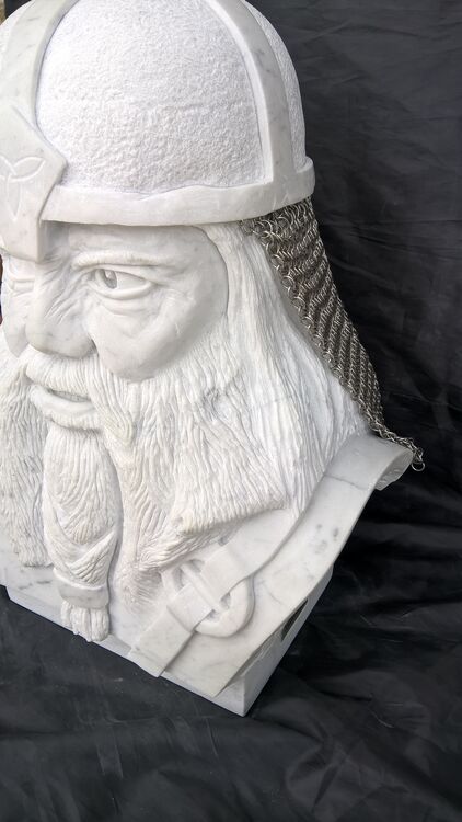 Old Viking - Trust Me by Thomas Boos - search and link Sculpture with SculptSite.com