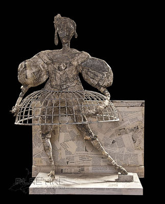 MENINA EN DESHABILLÉE by Ángel Muriel - search and link Sculpture with SculptSite.com
