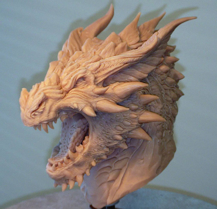 Smaug concept1 (personal) by Grant Niesner - search and link Sculpture with SculptSite.com
