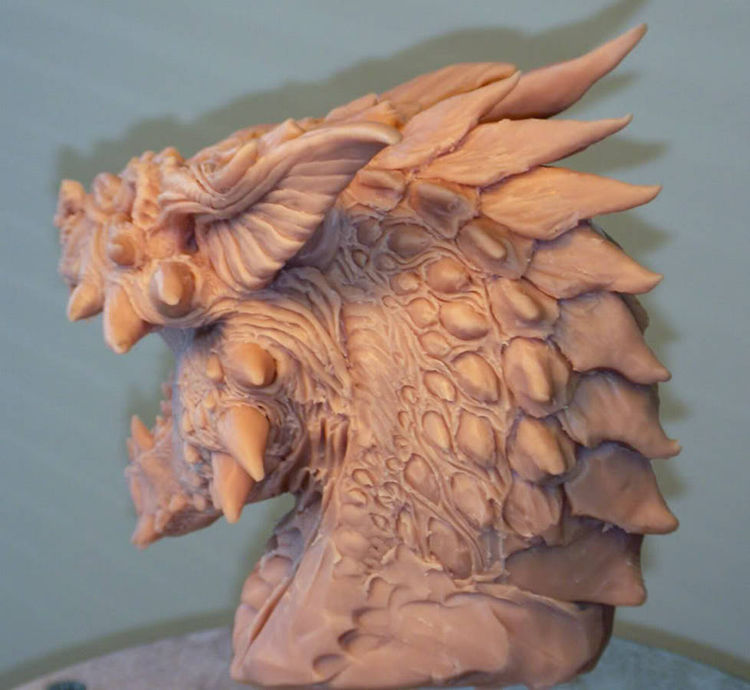 Smaug concept1 (personal) by Grant Niesner - search and link Sculpture with SculptSite.com