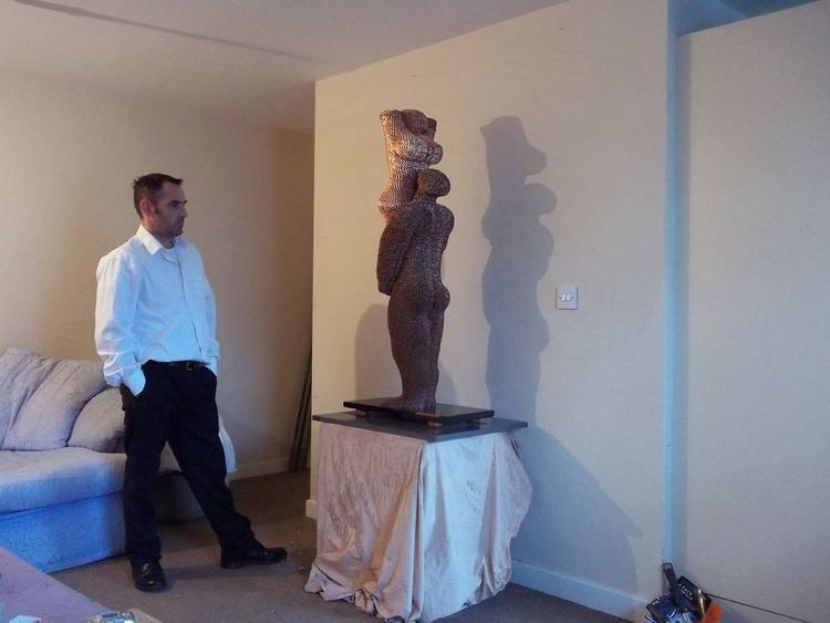 you raise me up by Ant Bryant - search and link Sculpture with SculptSite.com