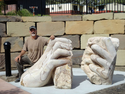 Christ's hands by Antone Bruinsma - search and link Sculpture with SculptSite.com