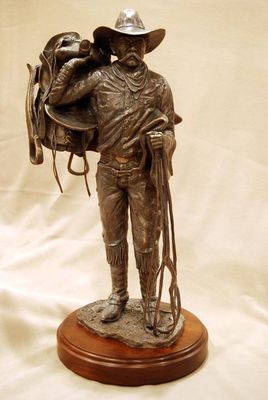 American Cowboy by David Argyle - search and link Sculpture with SculptSite.com