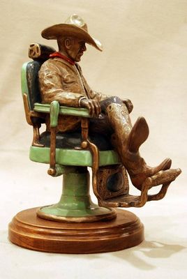 My Barber Chair by David Argyle - search and link Sculpture with SculptSite.com