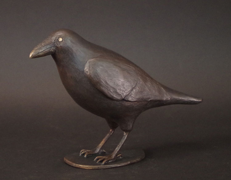 Country Raven by Robert E Gigliotti - search and link Sculpture with SculptSite.com