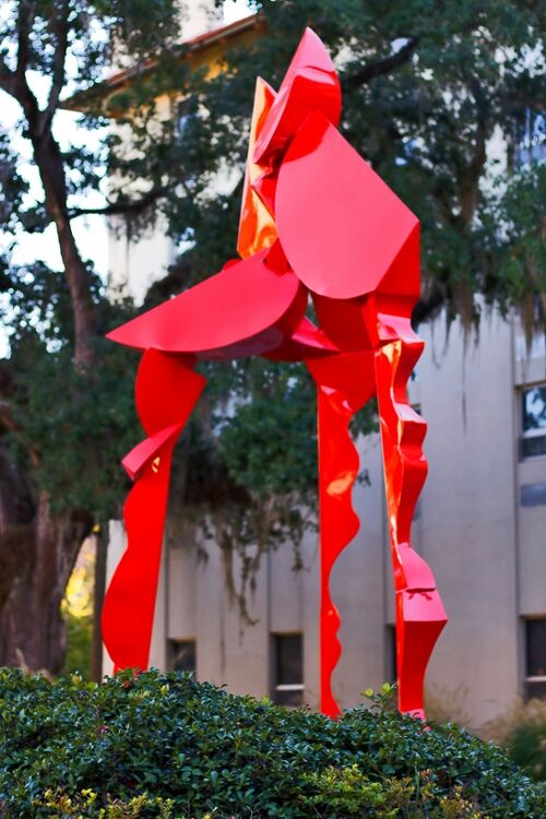 My Big Red by Robert L Coon Jr - search and link Sculpture with SculptSite.com