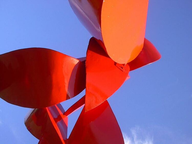 My Big Red by Robert L Coon Jr - search and link Sculpture with SculptSite.com