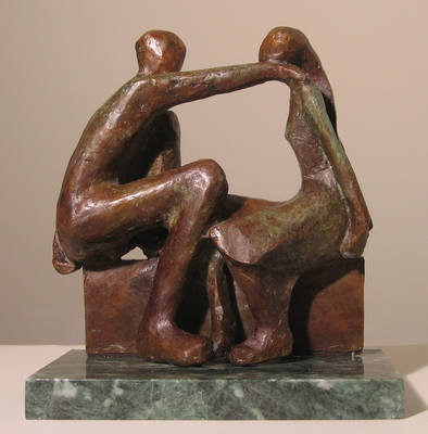 Just talking by Bozena Happach - search and link Sculpture with SculptSite.com