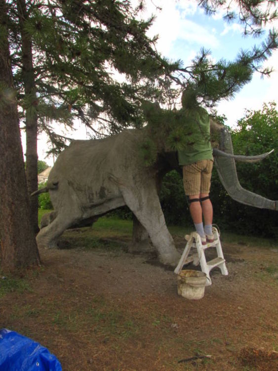 African Elephant by Edward Kitt - search and link Sculpture with SculptSite.com