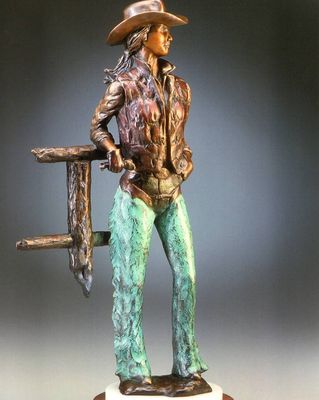 Chaps by Dawn Weimer - search and link Sculpture with SculptSite.com