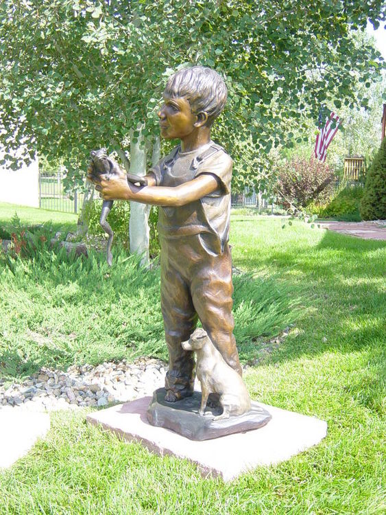 What Little Boys are Made of by Dawn Weimer - search and link Sculpture with SculptSite.com