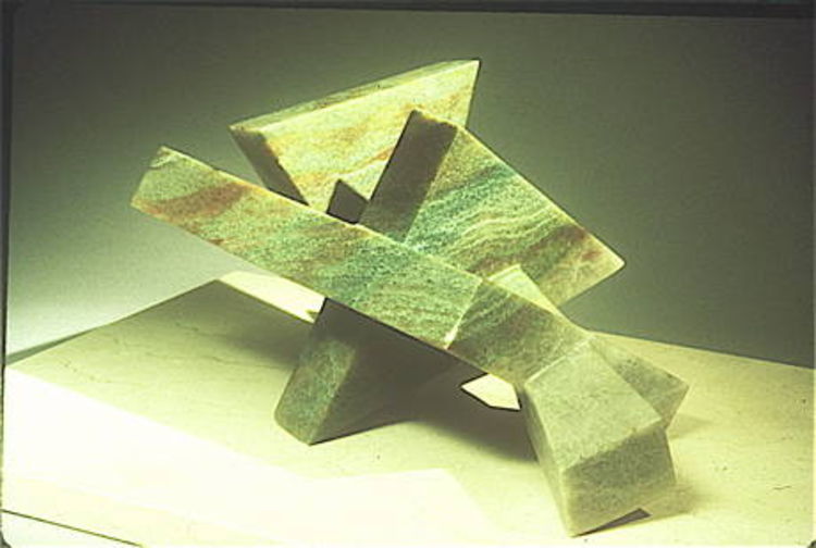 Four Interconnecting Triangles by Debora Solomon - search and link Sculpture with SculptSite.com