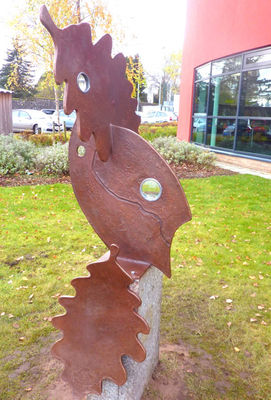 Autumn Leaves by Fanny Christie - search and link Sculpture with SculptSite.com