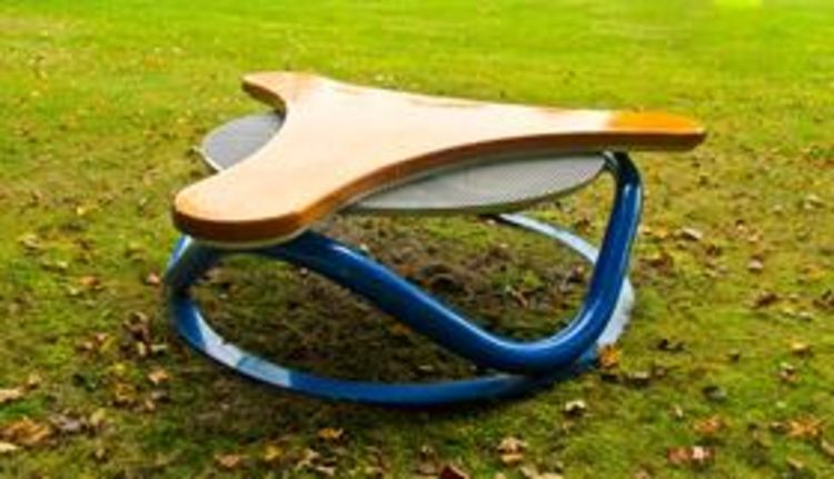 Helix Bench No 3a by Gilbert Boro - search and link Sculpture with SculptSite.com