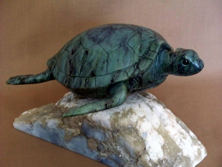 Green Sea Turtle by Jason Nelson - search and link Sculpture with SculptSite.com