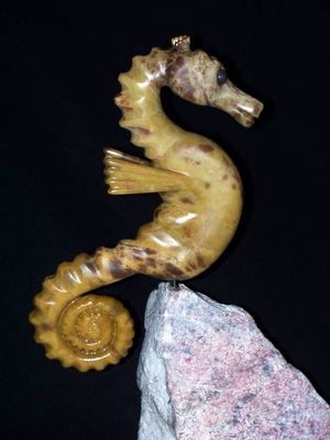 Seahorse Number Three by Jason Nelson - search and link Sculpture with SculptSite.com