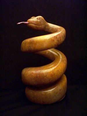 Coiled Snake by Jason Nelson - search and link Sculpture with SculptSite.com