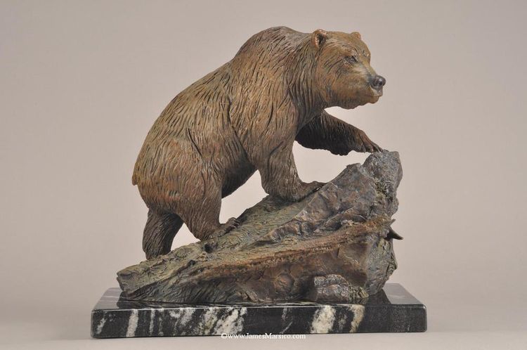 Grizzly Country by James Marsico - search and link Sculpture with SculptSite.com