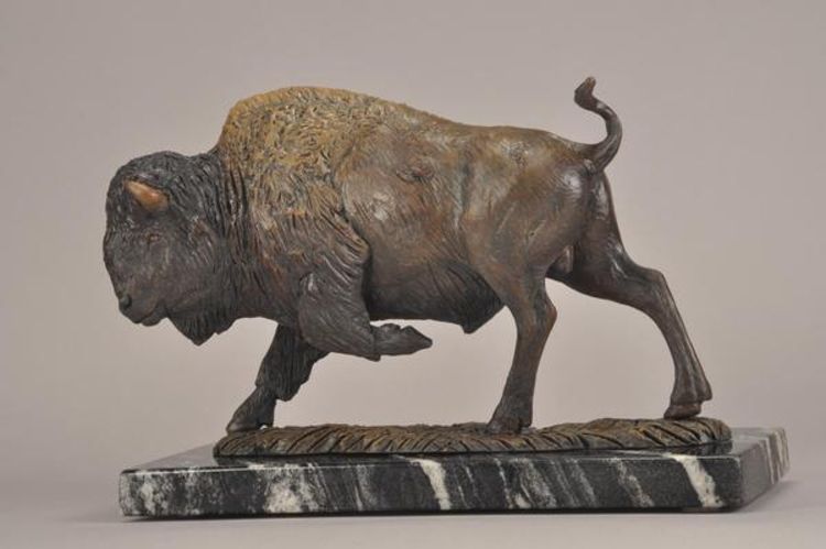 Bison by James Marsico - search and link Sculpture with SculptSite.com