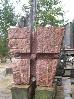 CONTINUUM UNCARVED BLOCK: XI by Jon Barlow Hudson - search and link Sculpture with SculptSite.com
