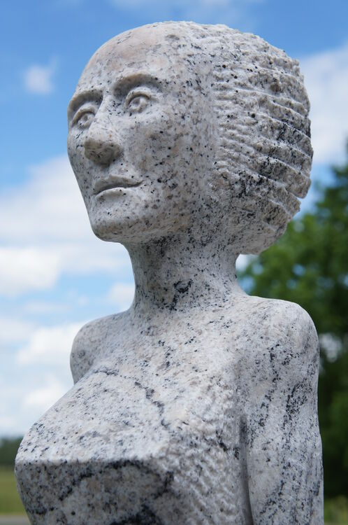 ETRUSCAN MAENAD : NH RAGAZZA by Jon Barlow Hudson - search and link Sculpture with SculptSite.com