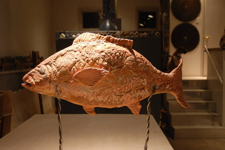 Red Snapper by Carol Fleming - search and link Sculpture with SculptSite.com