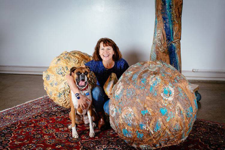 Coralsphere (indoor) by Carol Fleming - search and link Sculpture with SculptSite.com