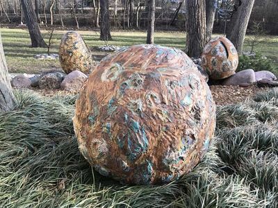 Coralsphere by Carol Fleming - search and link Sculpture with SculptSite.com