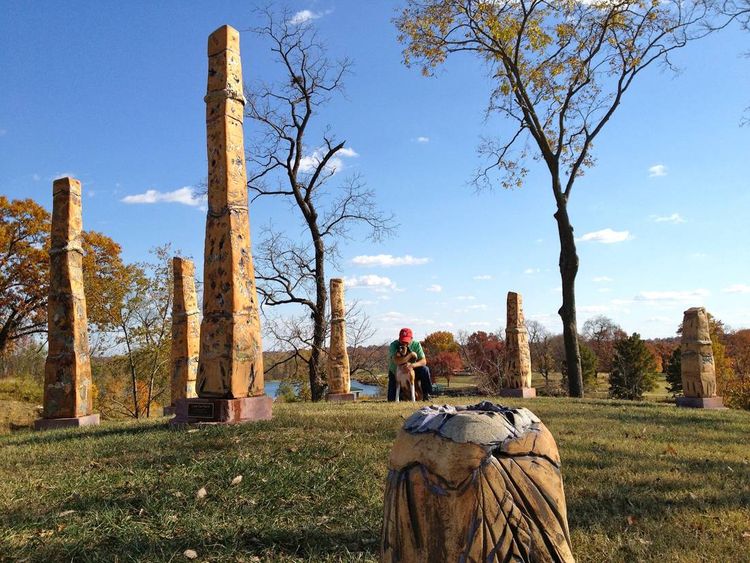 Stephens Lake, Look Out Point by Carol Fleming - search and link Sculpture with SculptSite.com