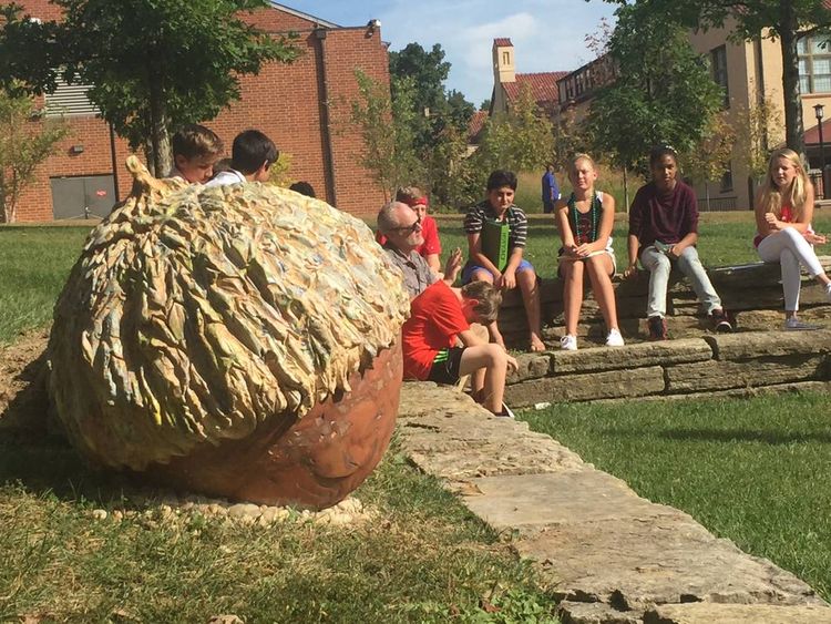 Acorn by Carol Fleming - search and link Sculpture with SculptSite.com