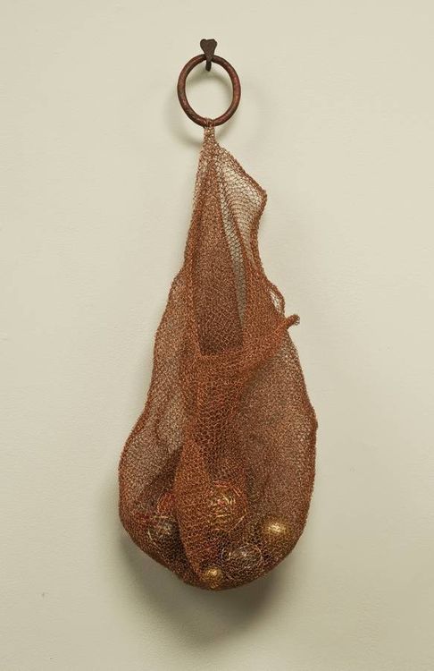 Copper Sack! Definitely. by Leslie Pontz - search and link Sculpture with SculptSite.com