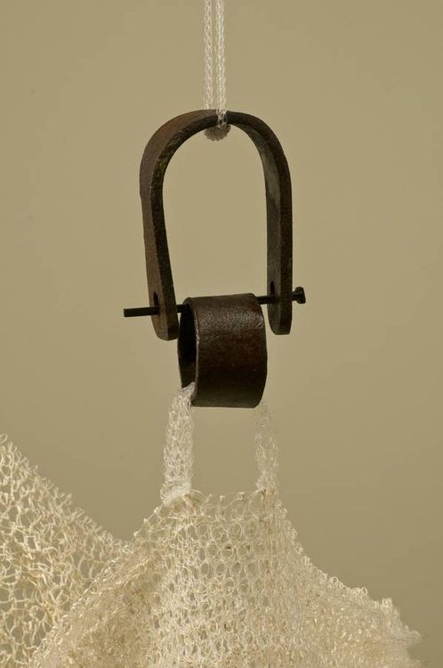 Draping (Basket) by Leslie Pontz - search and link Sculpture with SculptSite.com