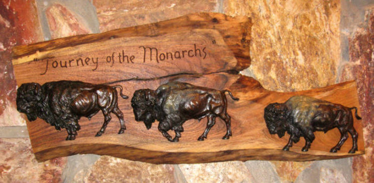 Journey of the Monarchs by James Muir - search and link Sculpture with SculptSite.com